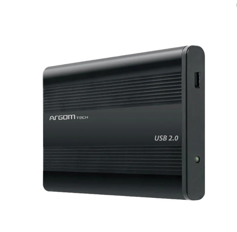 CAJA EXTERNA ARGOM 25 SATA HARD DRIVE USB  HD ENCLOSURE BLACK