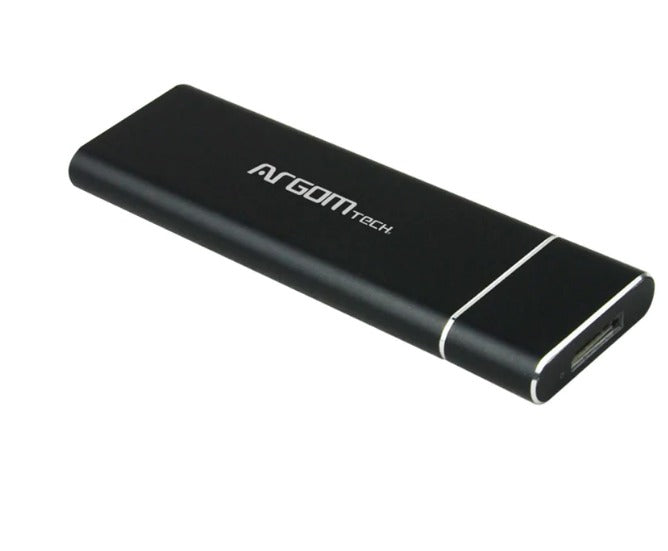 CAJA EXTERNA ARGOM SATA SSD M2 USB 30 HD ENCLOSURE BLACK