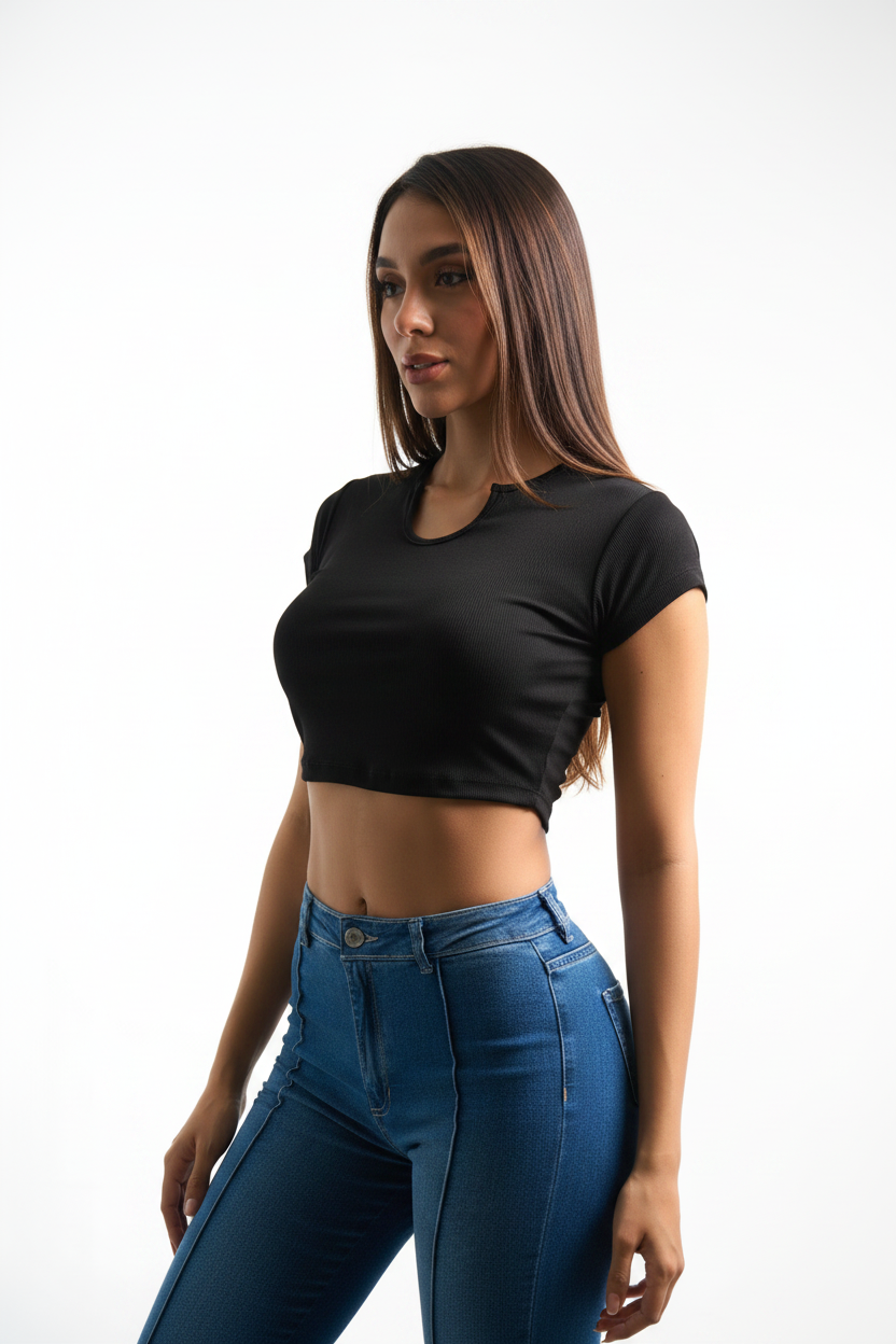 CAMISETA RIB ADA THREE