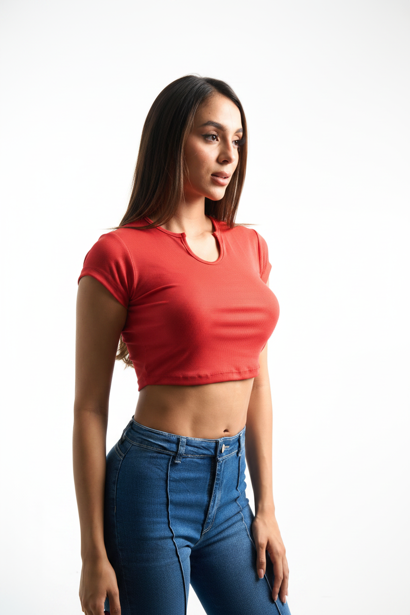 CAMISETA RIB ADA THREE