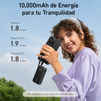 Cargador Portátil Anker PowerCore Nano 10,000 mah 30W Con Cable USB-C Integrado