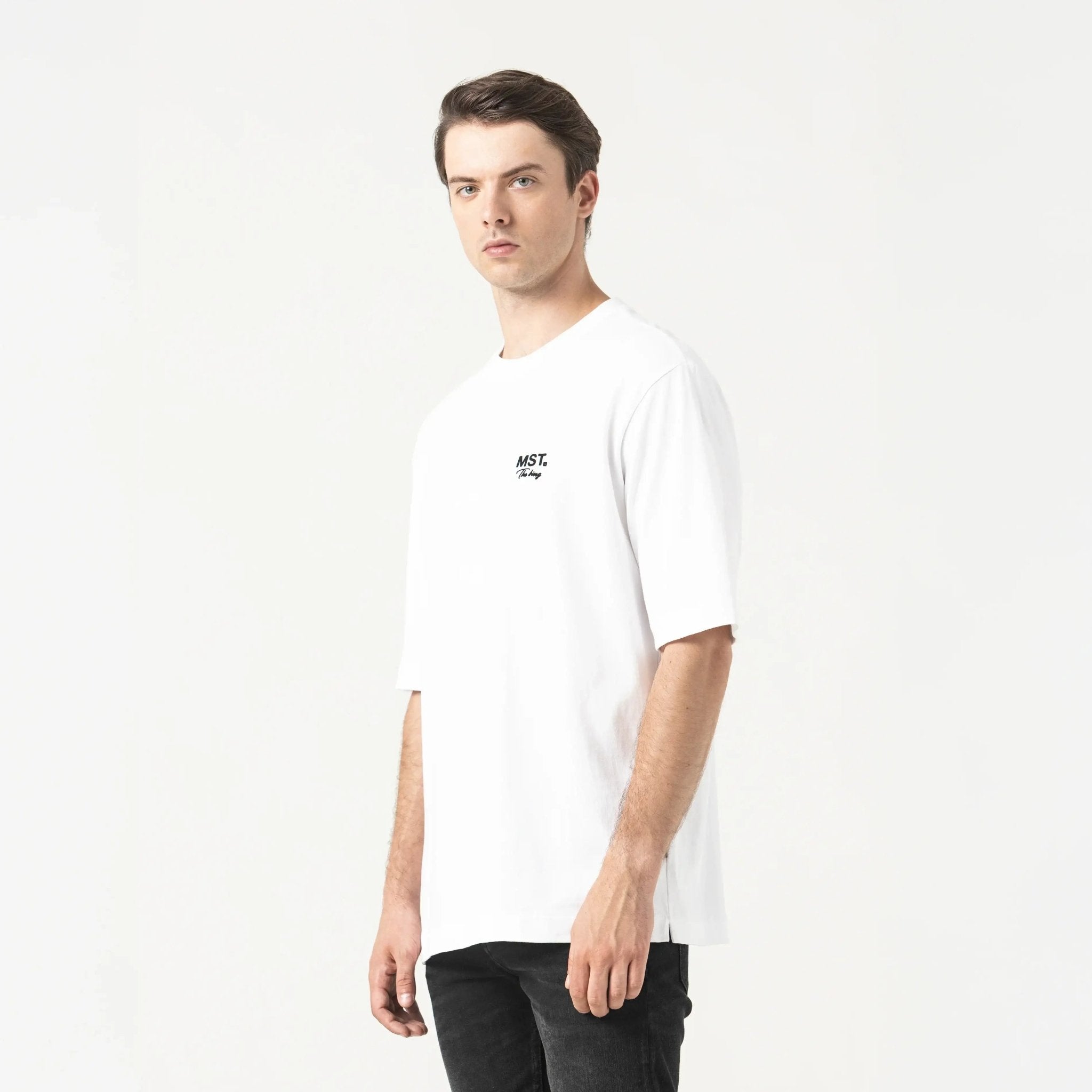 CARLIER T - SHIRT OVERSIZED MEN WHITE - Monastery | Tienda Oficial Colombia