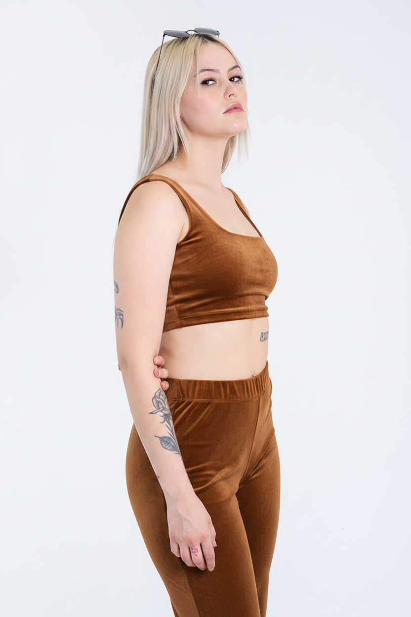 CROP TOP CHENILLA THREE