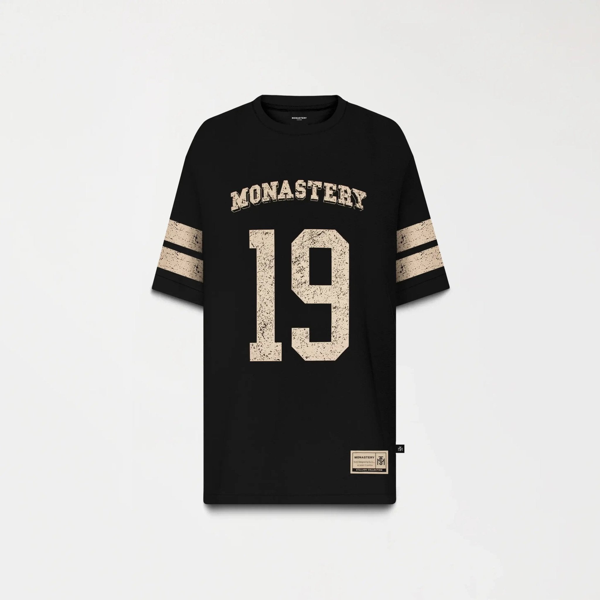 DAVEN T - SHIRT OVERSIZED MEN BLACK - Monastery | Tienda Oficial Colombia