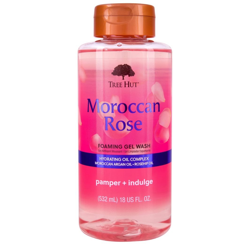 TREE HUT BODY WASH MOROCCAN ROSE 18OZ