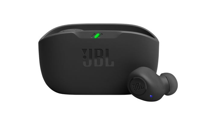 EARBUDS JBL VIBE BUDS 2 WITH CHARGING CASE WIRELESS BLACK