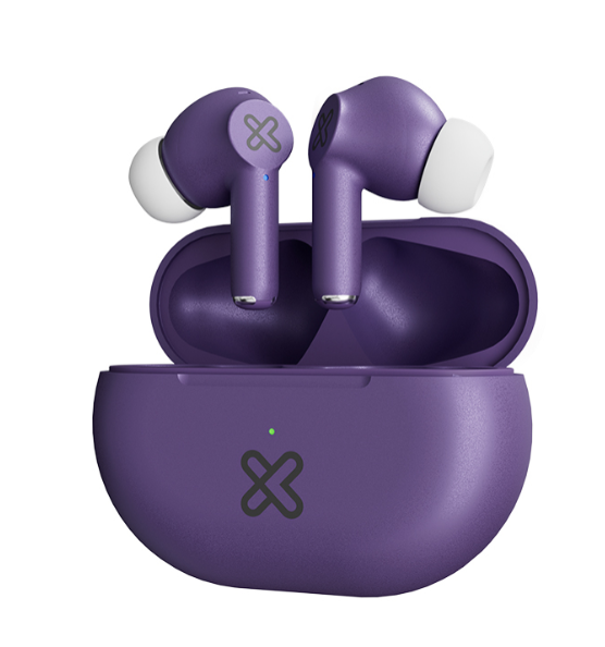 EARBUDS KLIPX BUDSFI WITH CHARGING CASE WIRELESS PURPLE