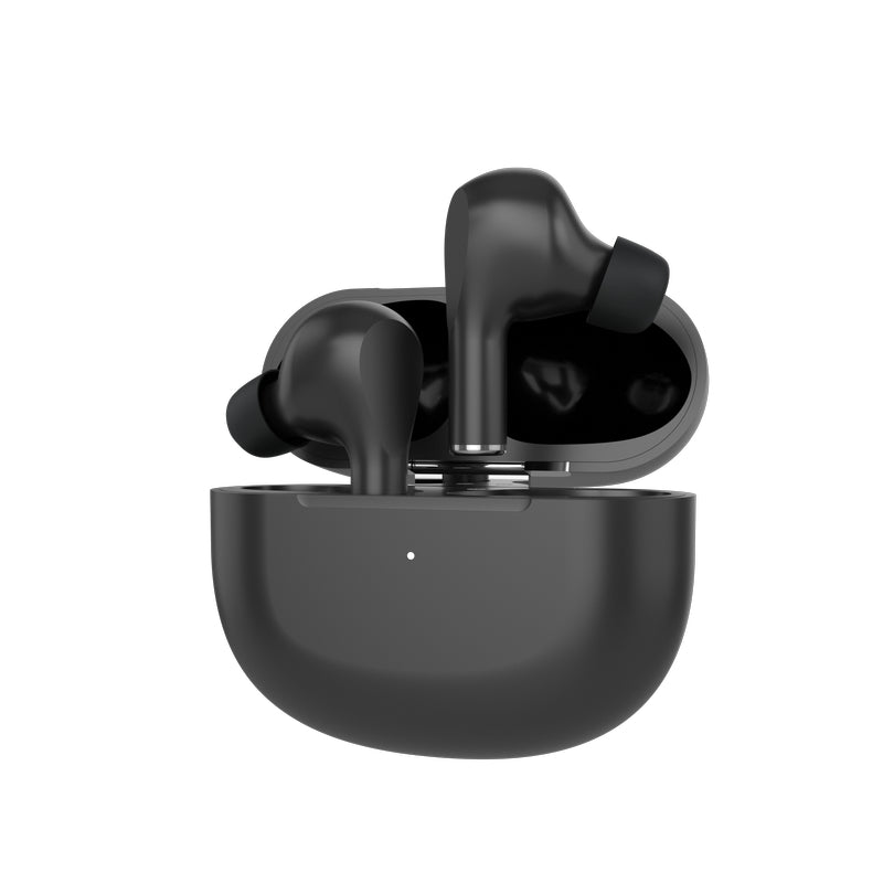 EARPHONES KLIPX ZOUNDBUDS SMART TOUCH WCHARGING CASE WIRELESS BLACK
