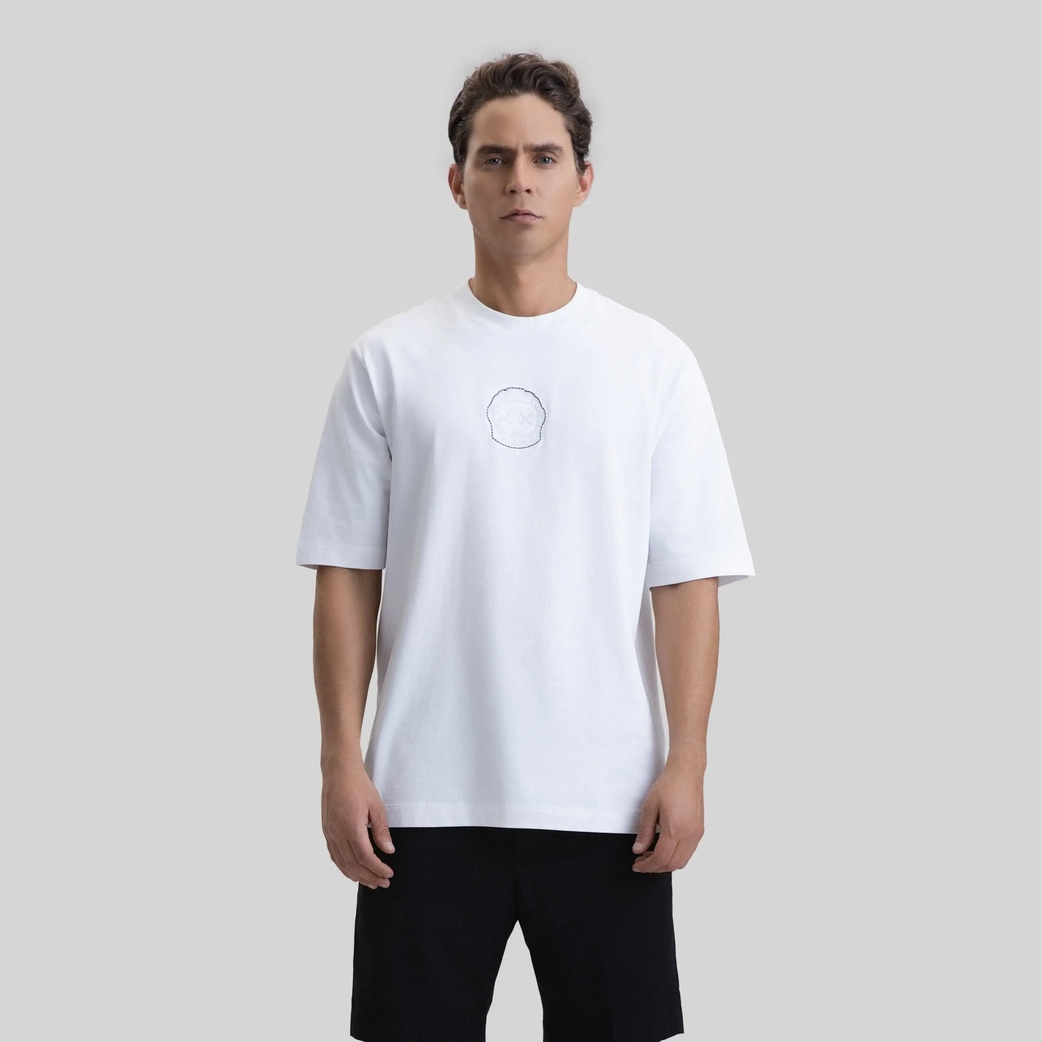 EPSILON T-SHIRT OVERSIZED WHITE - Monastery | Tienda Oficial Colombia