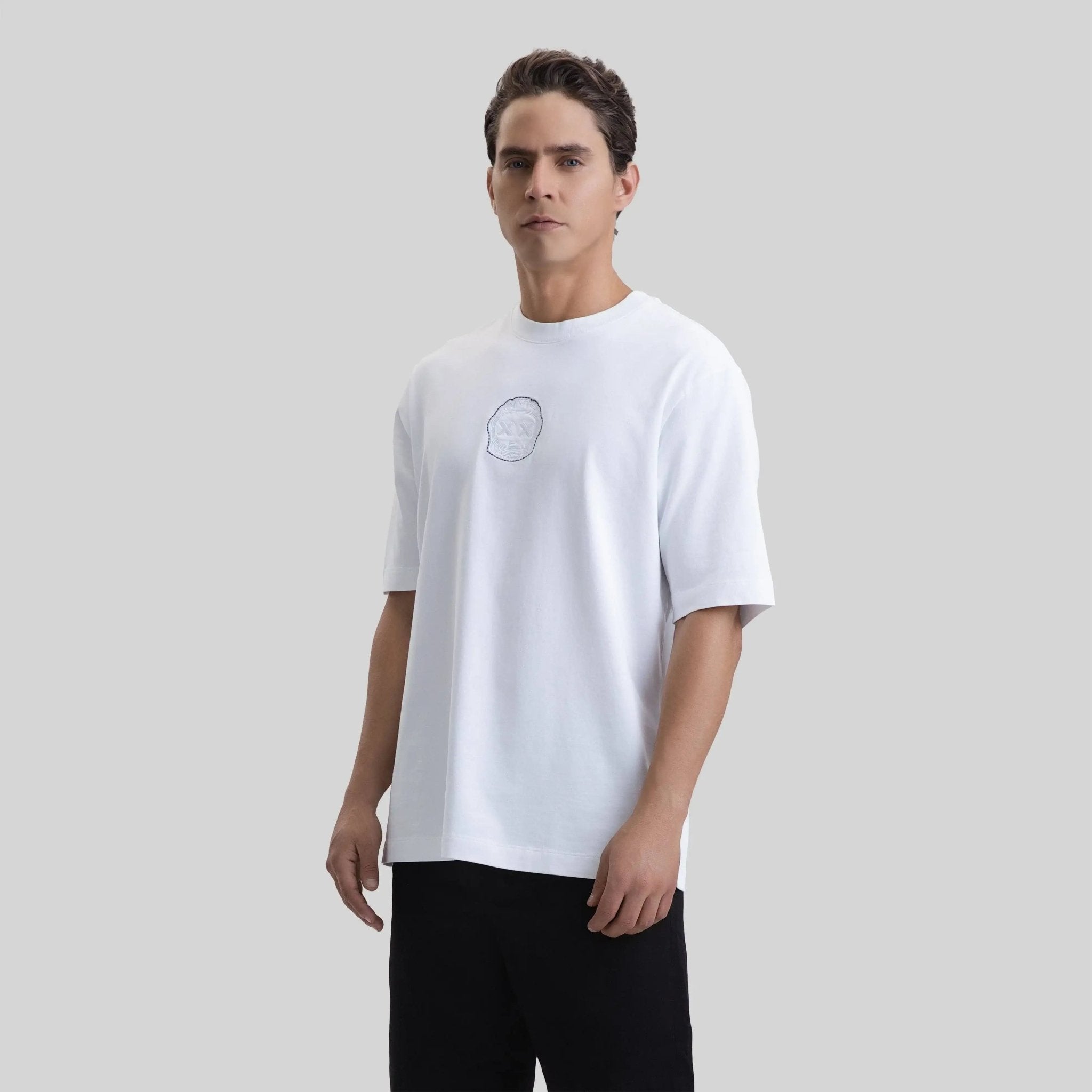 EPSILON T-SHIRT OVERSIZED WHITE - Monastery | Tienda Oficial Colombia