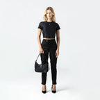 ESMME CROP TOP WOMEN BLACK - Monastery | Tienda Oficial Colombia