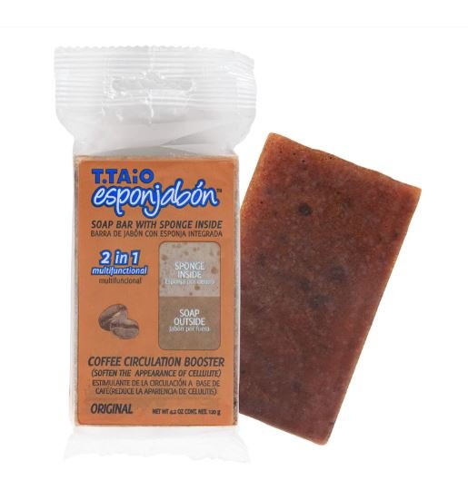 ESPONJABON BARRA CAFE ANTI CELULITIS 4.2 OZ (Nuevo)