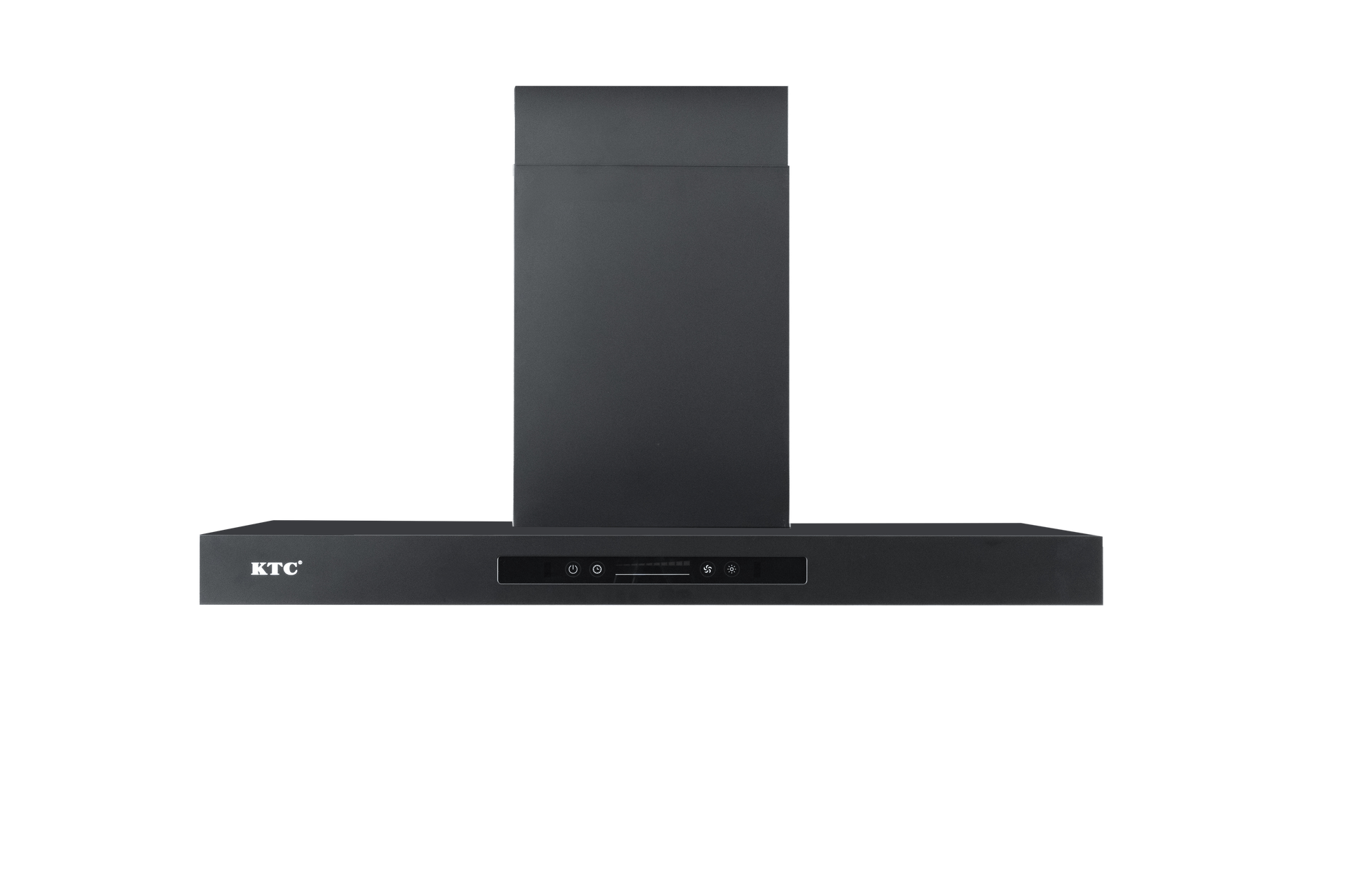 EXTRACTOR KTC ESSENZA TIPO SHAPE DE ACERO INOXIDABLE 60CM BLACK