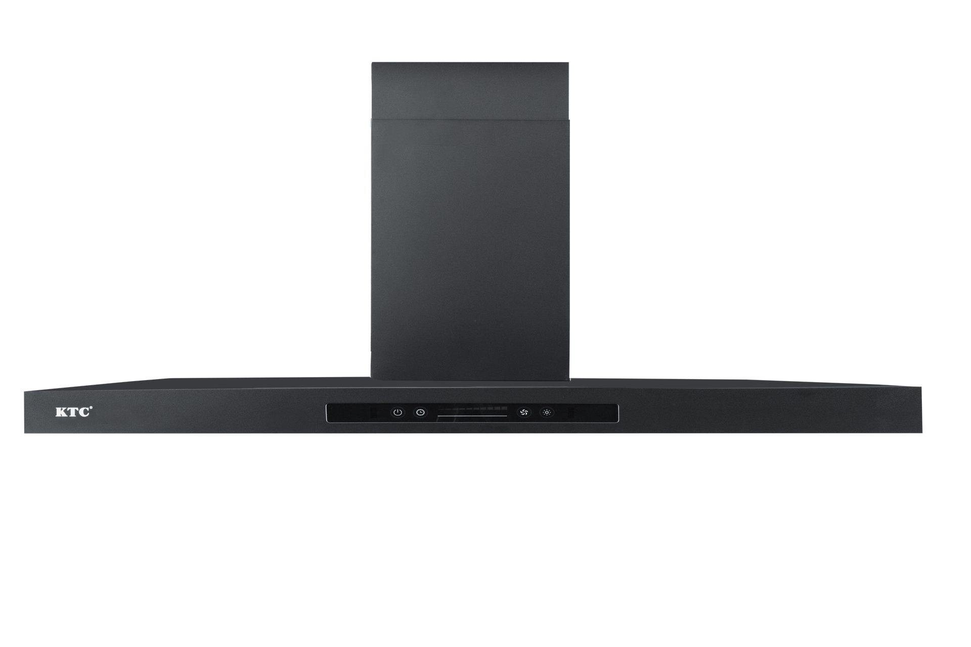 EXTRACTOR KTC ESSENZA TIPO SHAPE DE ACERO INOXIDABLE 90CM BLACK