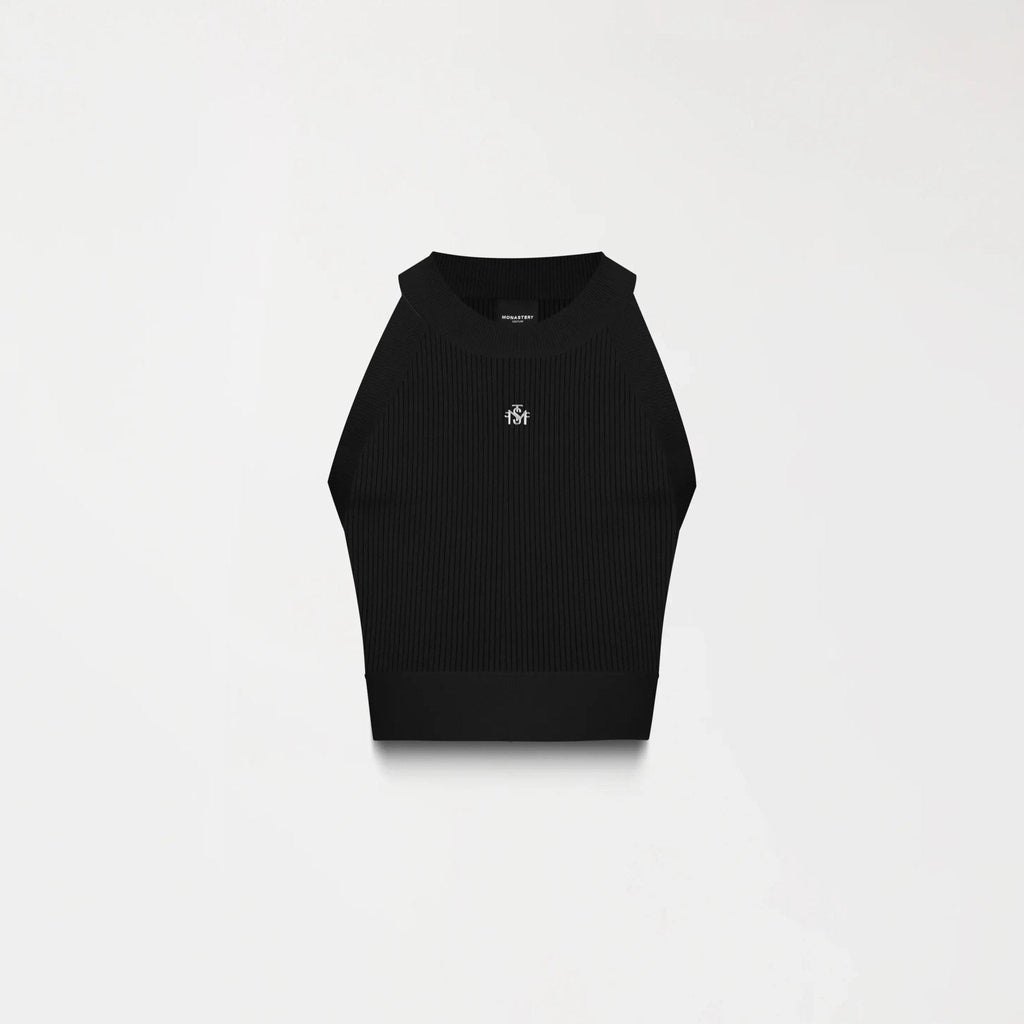 FAIRY KNITTED CROP TOP WOMEN BLACK - Monastery | Tienda Oficial Colombia