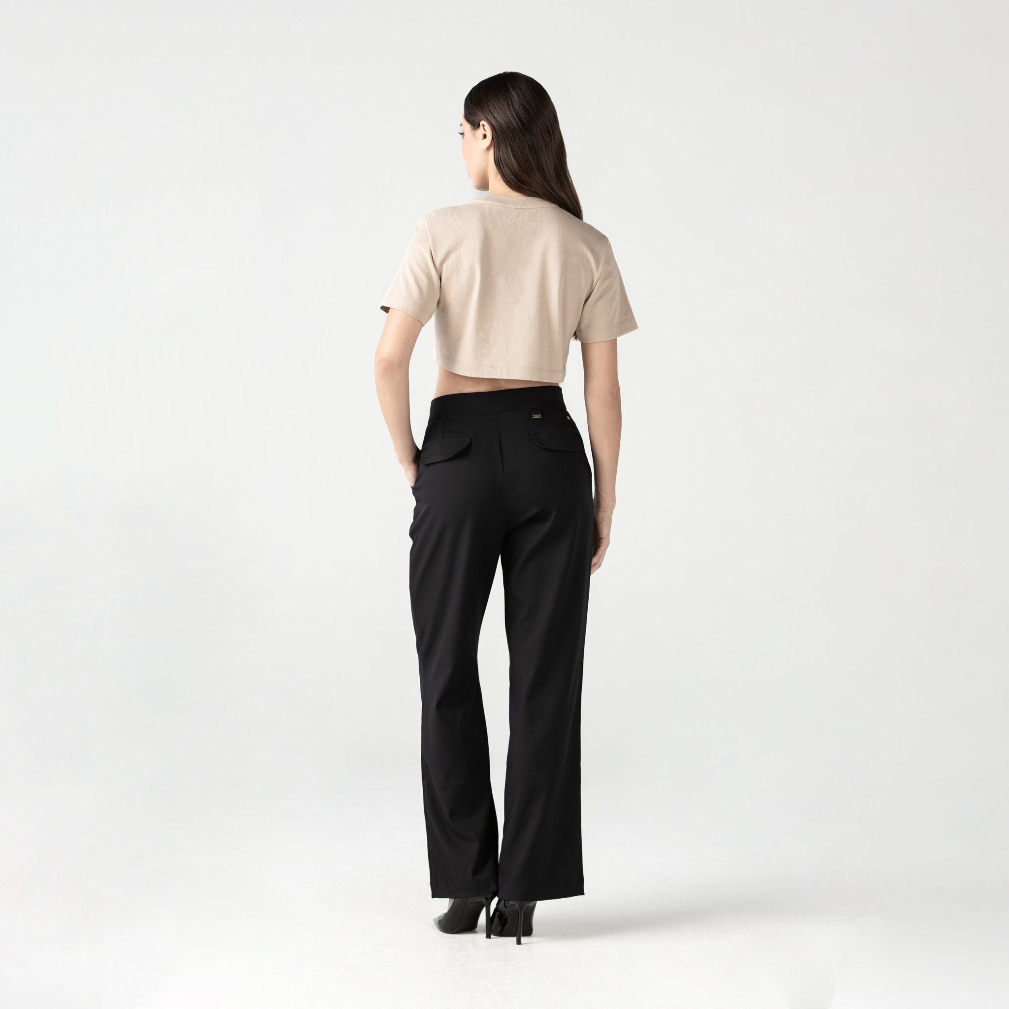 FIDDA CROP TOP WOMEN SIMPLY TAUPE - Monastery | Tienda Oficial Colombia