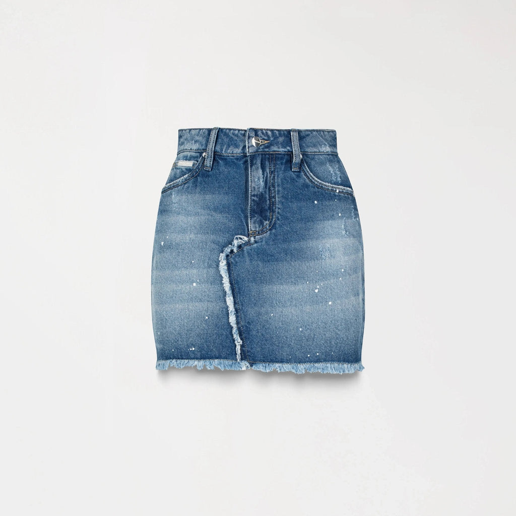FLORA SKIRT WOMEN BLUE DENIM - Monastery | Tienda Oficial Colombia