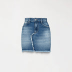 FLORA SKIRT WOMEN BLUE DENIM - Monastery | Tienda Oficial Colombia