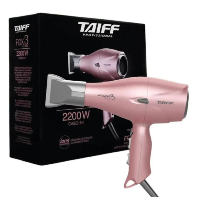 Blower Taiff Fox Ion 3 Rosado 110V