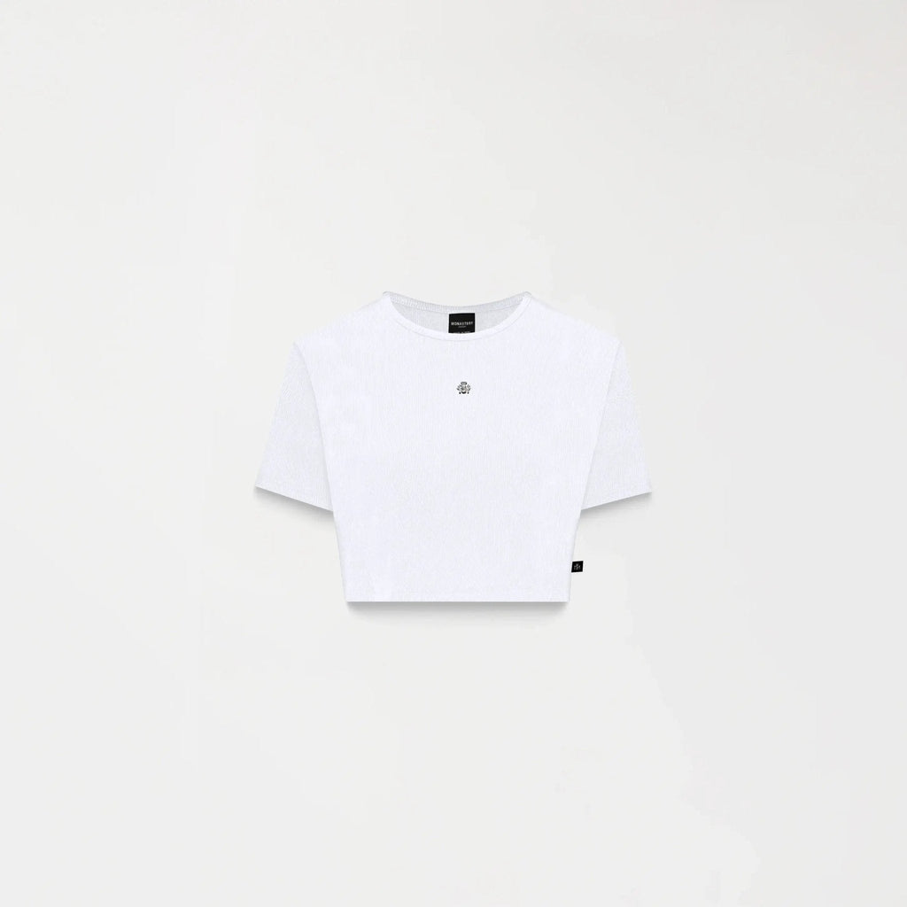 GODIVA CROP TOP WOMEN WHITE - Monastery | Tienda Oficial Colombia