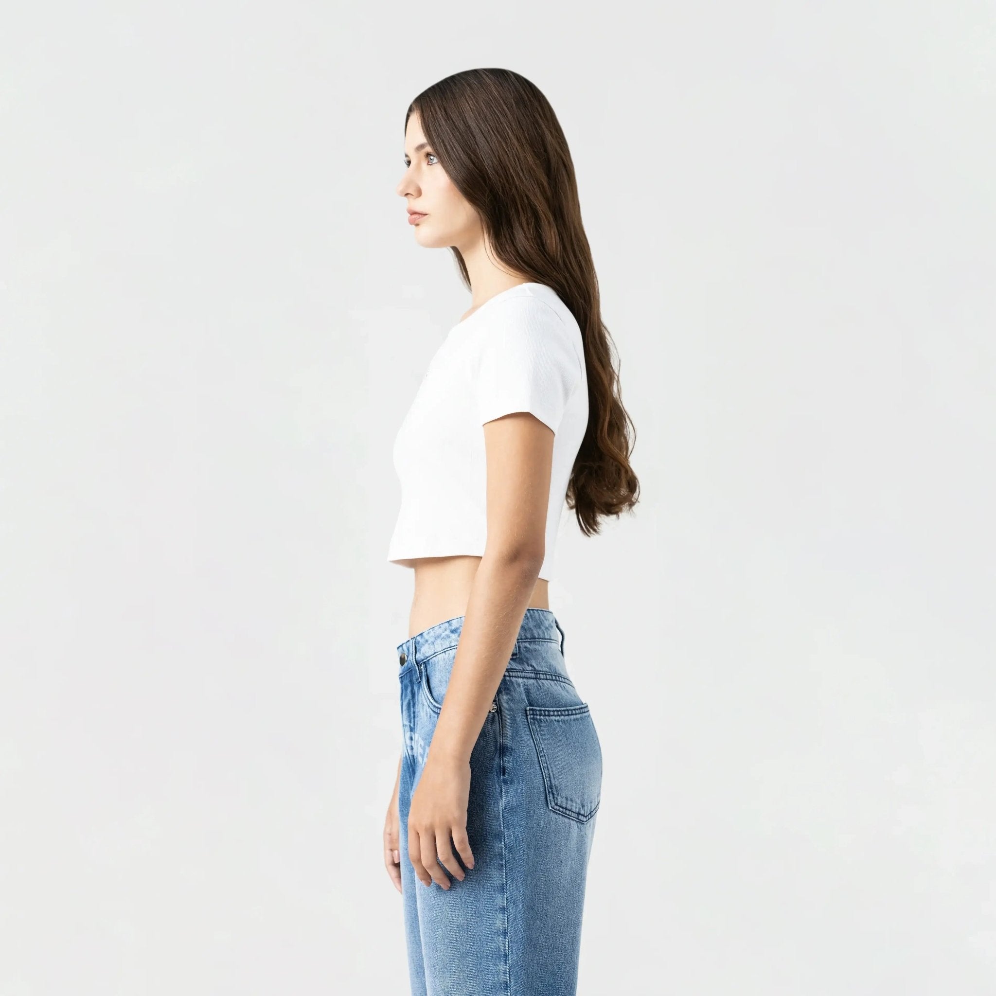 GODIVA CROP TOP WOMEN WHITE - Monastery | Tienda Oficial Colombia