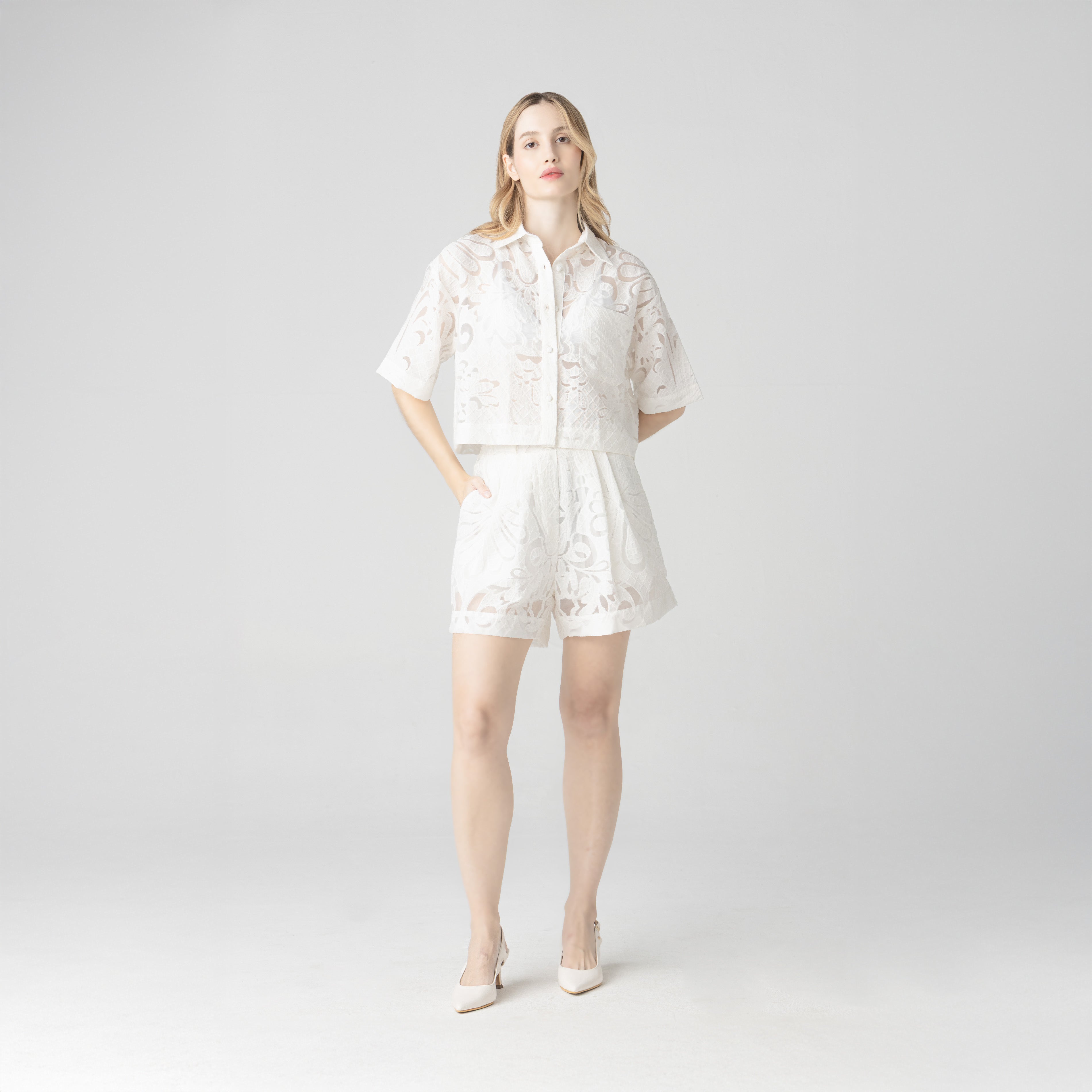 GRECK SHIRT WOMEN WHITE - Monastery | Tienda Oficial Colombia