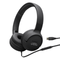 HEADPHONE JBL TUNE 520C WIRED OVEREAR USBC BLACK