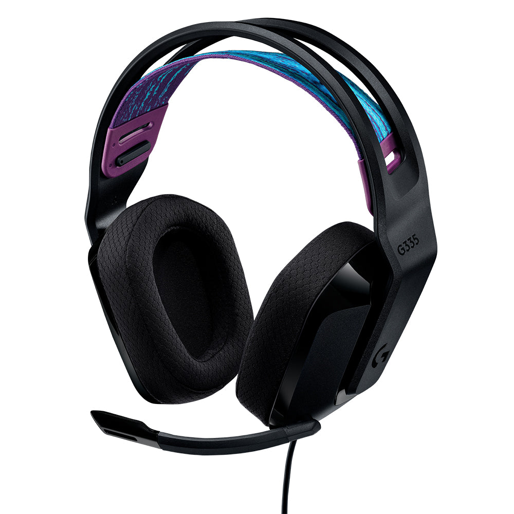 HEADSET GAMING LOGITECH G335 WIRED AUDIO 35MM BLACK