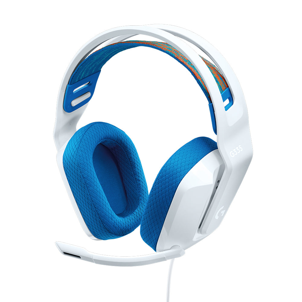 HEADSET GAMING LOGITECH G335 WIRED AUDIO 35MM WHITEBLUE