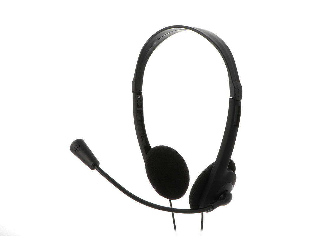 HEADSET KLIPX SEKUAL USB BLACK