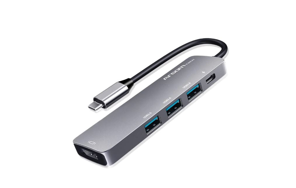 HUB ARGOM ONE AXESS 5 IN 1 USB 30USB 20USBC60W