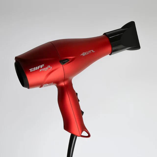Blower Taiff Fox 3 Soft Rojo - Secador de pelo de 2200 vatios
