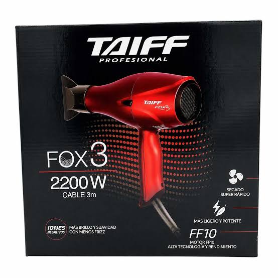 Blower Taiff Fox 3 Soft Rojo