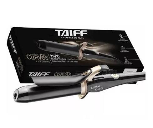 Rizador Taiff Elegance Curves 210ºC Preto Bivolt 38mm