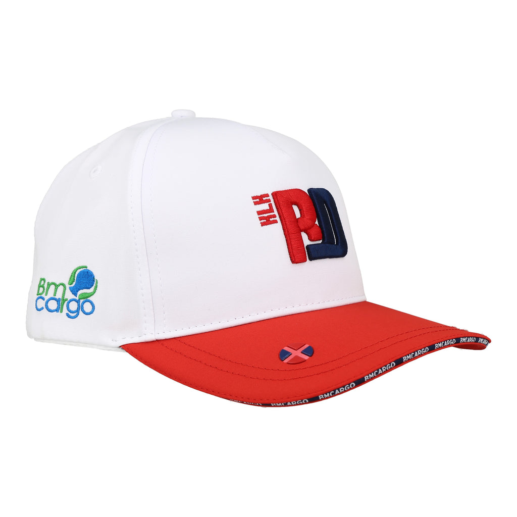 Gorra Dominicana KLK RD by BM Cargo - Blanco/Rojo (WBC)