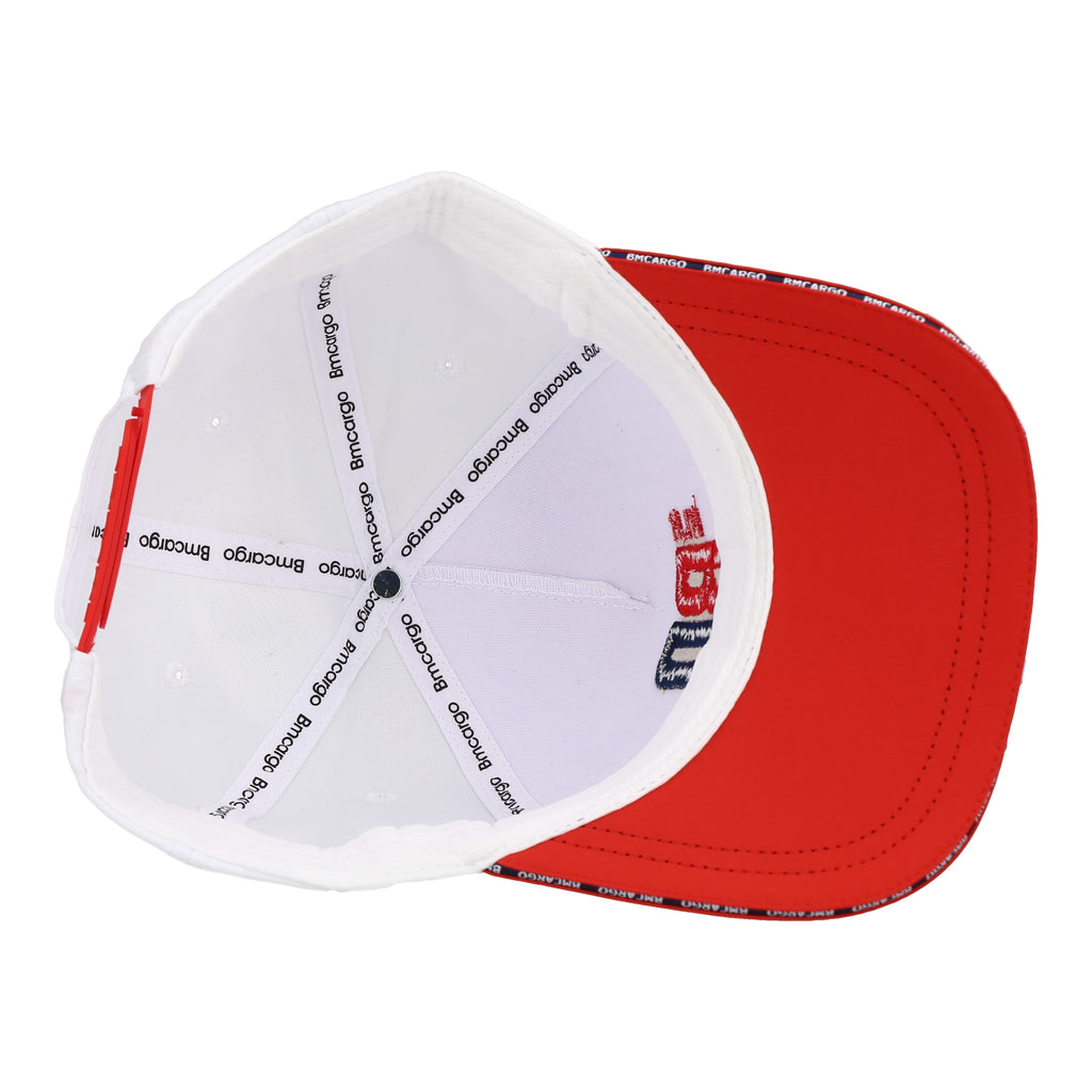 Gorra Dominicana KLK RD by BM Cargo - Blanco/Rojo (WBC)