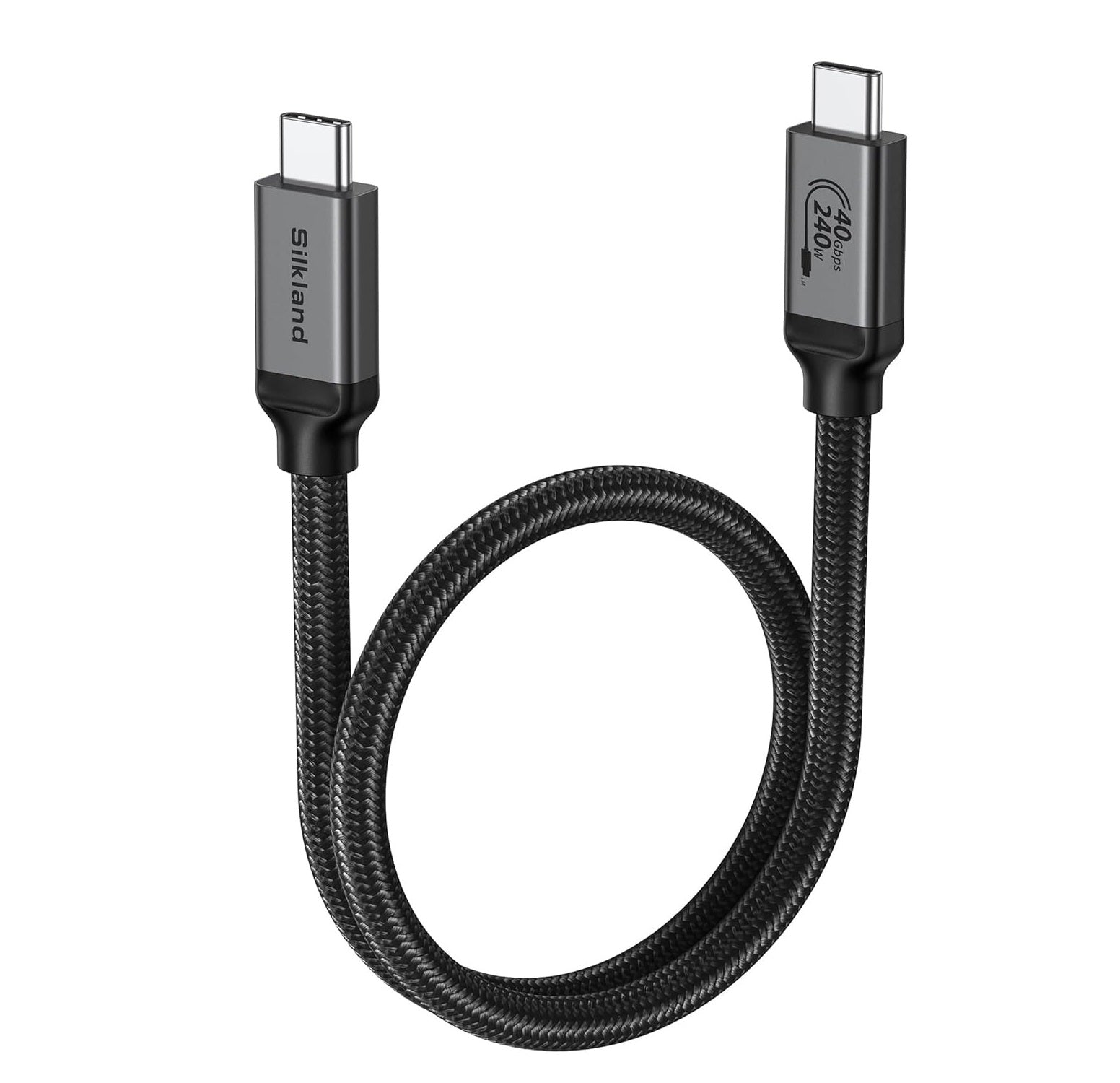 Cable Thunderbolt 4 USB C a USB C 1M 240W (40Gbps)