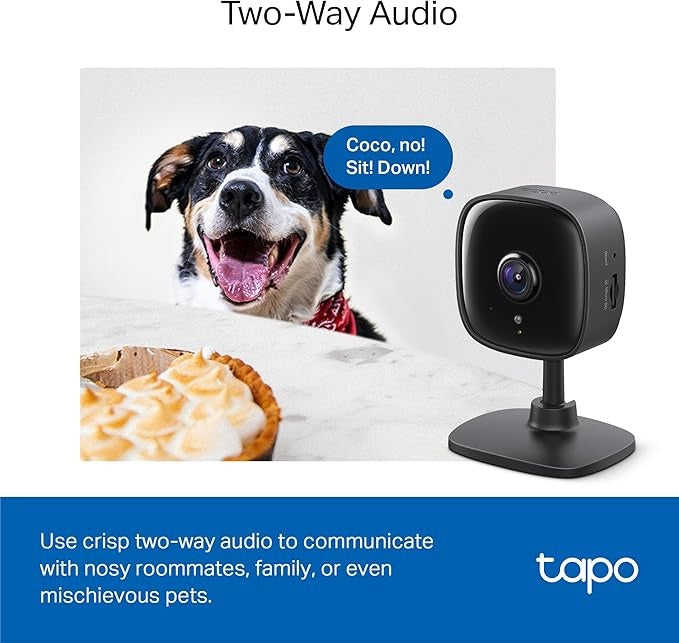 Cámara Interior Tapo – TP-Link 1080p Con Detección Inteligente y Audio Bidireccional