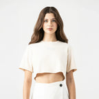 INDIRA CROP TOP WOMEN SAND DOLLAR - Monastery | Tienda Oficial Colombia