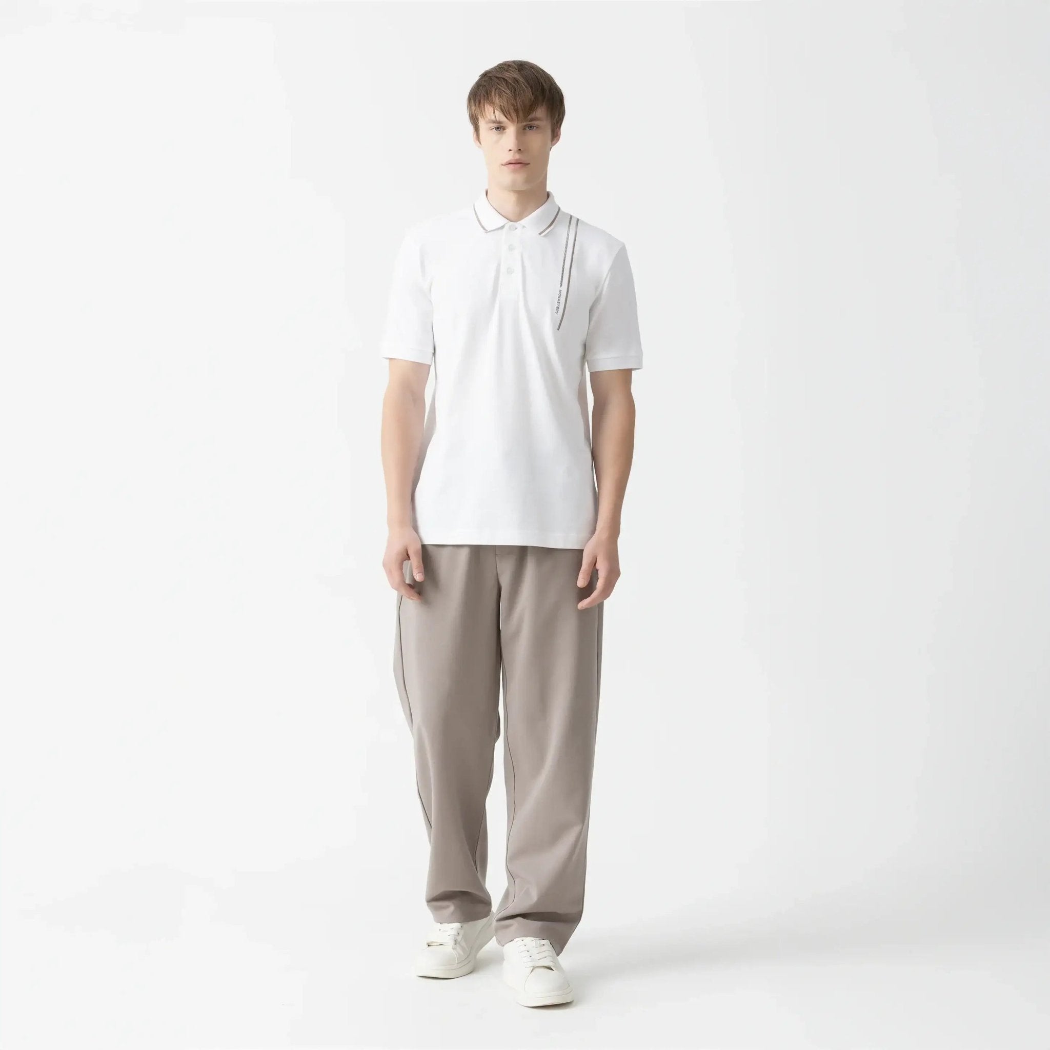 ISSOS POLO MEN WHITE - Monastery | Tienda Oficial Colombia