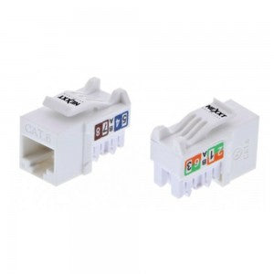 JACK NEXXT PARA PARED RJ45 CAT6TIPO 110 WHITE