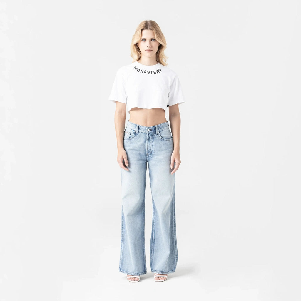 KELYN CROP TOP WOMEN WHITE - Monastery | Tienda Oficial Colombia