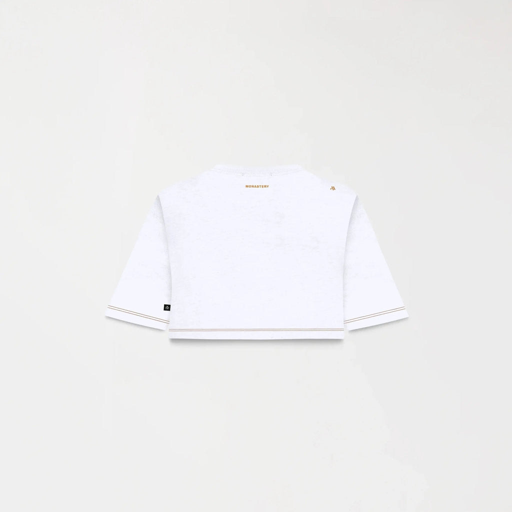KEONA CROP TOP WOMEN WHITE - Monastery | Tienda Oficial Colombia