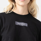 KISWA CROP TOP WOMEN BLACK METEORITE L/G - Monastery | Tienda Oficial Colombia