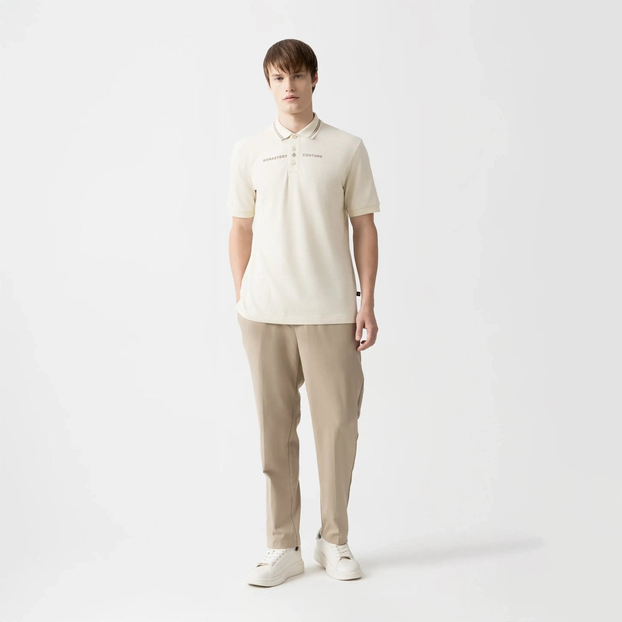 KORION POLO MEN WHITE ASPARAGUS - Monastery | Tienda Oficial Colombia