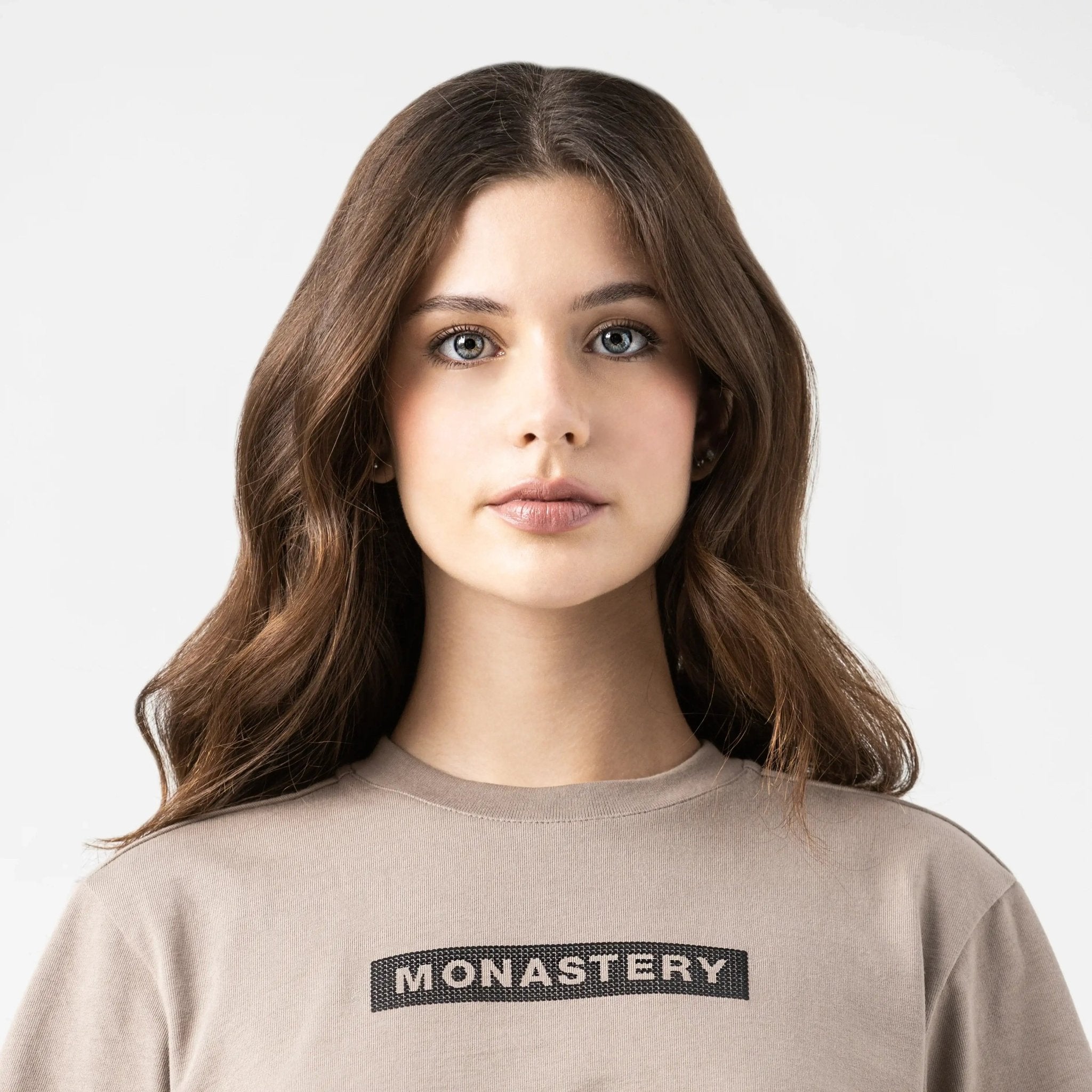 LEIRE CROP TOP WOMEN TAUPE GRAY - Monastery | Tienda Oficial Colombia