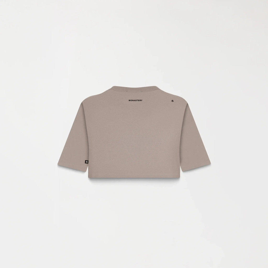 LEIRE CROP TOP WOMEN TAUPE GRAY - Monastery | Tienda Oficial Colombia