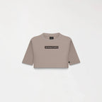 LEIRE CROP TOP WOMEN TAUPE GRAY - Monastery | Tienda Oficial Colombia