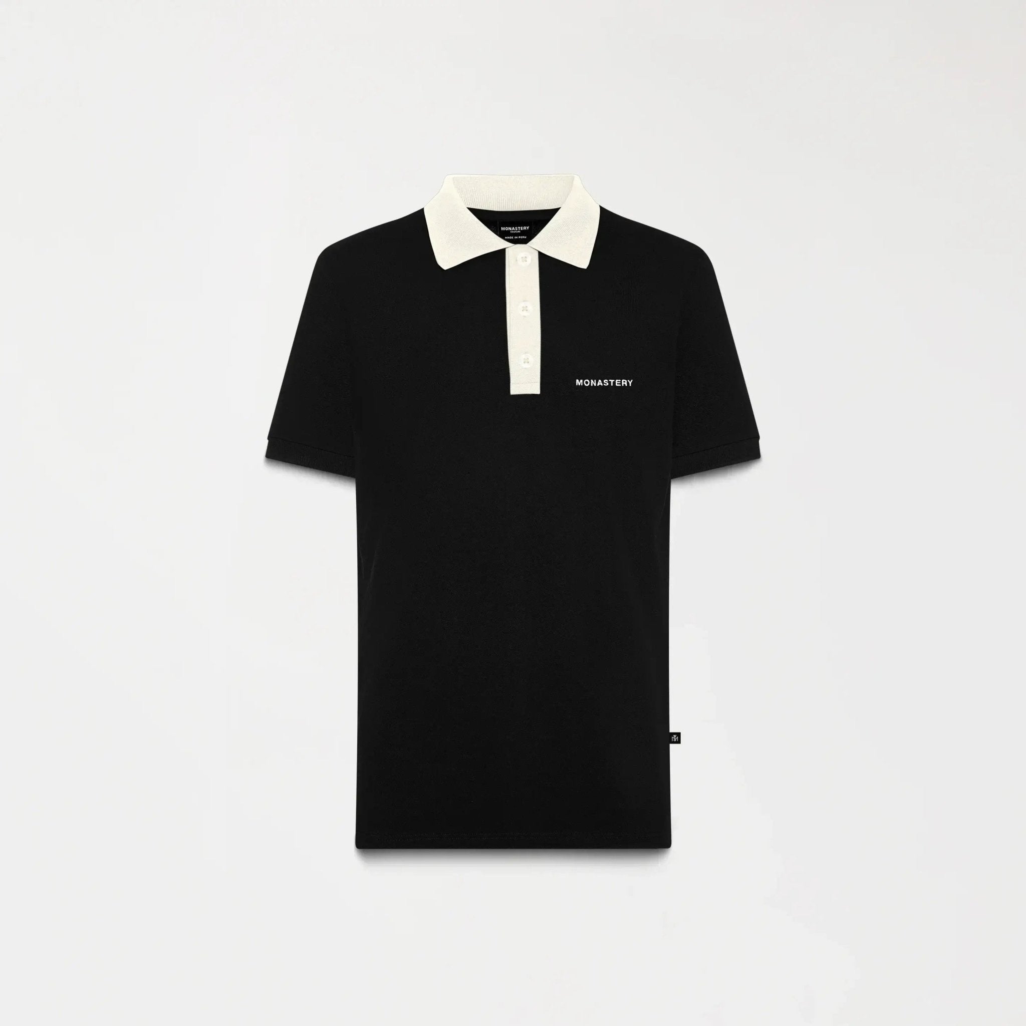 LYKOS POLO MEN BLACK - Monastery | Tienda Oficial Colombia
