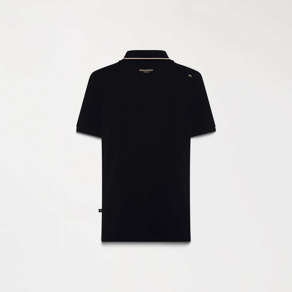 LYOD POLO MEN BLACK - Monastery | Tienda Oficial Colombia
